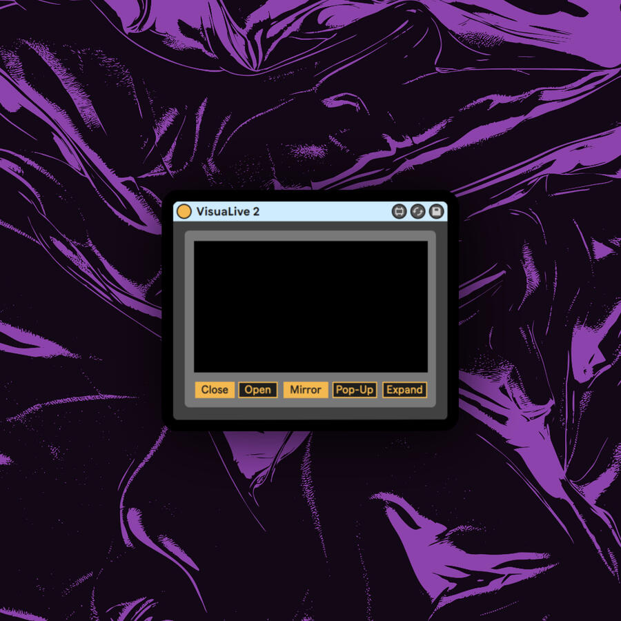 VisuaLive 2 webcam integration inside Ableton Live session