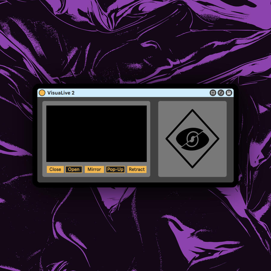 VisuaLive 2 webcam integration inside Ableton Live session