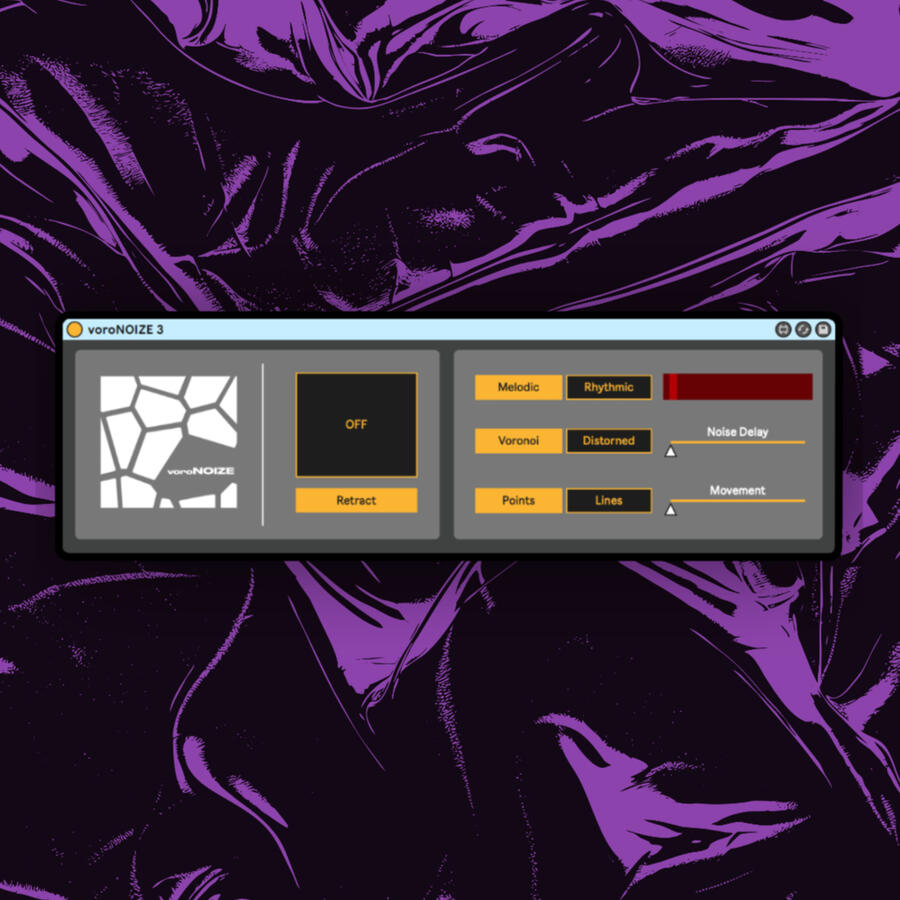 voroNOIZE voroNOIZE 3 generative MIDI visual plugin